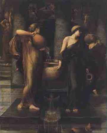 The daughters of king Danaus pour water into a bottomless vessel